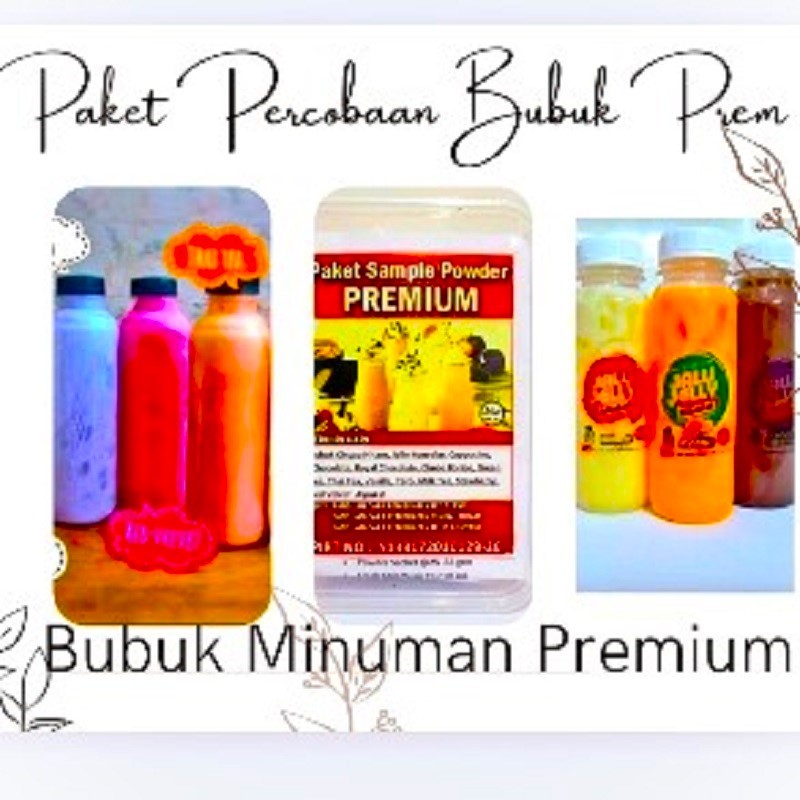 

Paket Sampel Percobaan Bubuk Minuman Powder Premium Best Seller