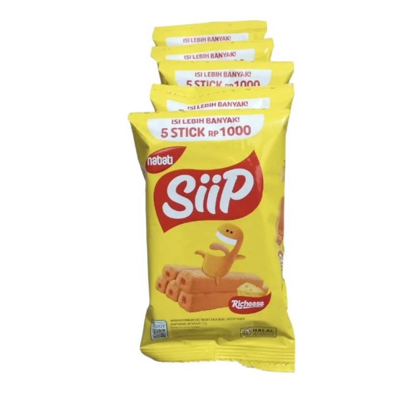 

Nabati Siip Stick Snack Keju 12 gr [10 pcs/renceng]