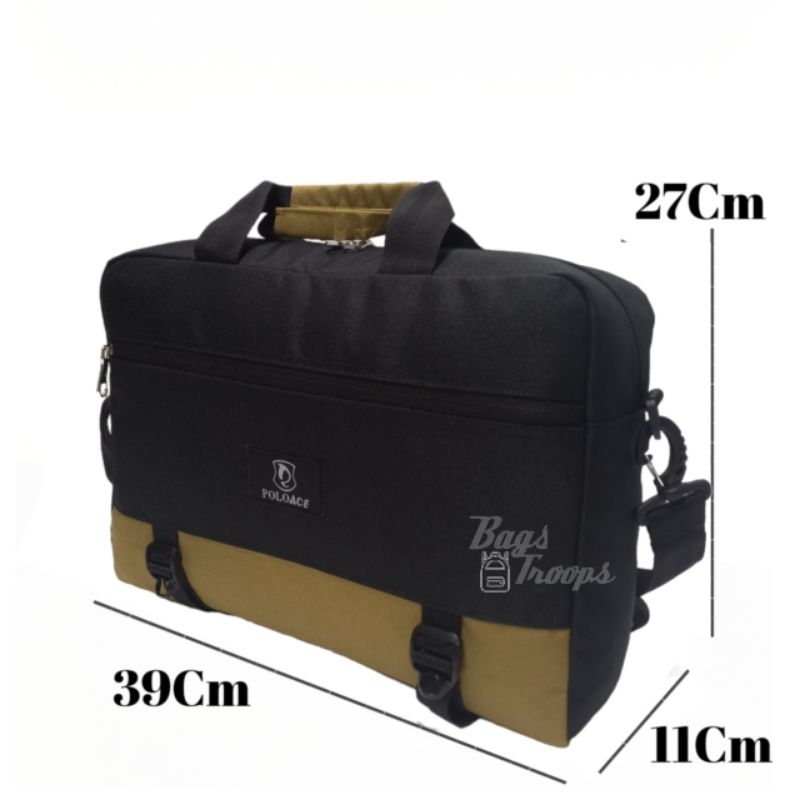 Tas Ransel Selempang Jinjing Tas Laptop Multifungsi Pria 3in1 Polo Ace 9108