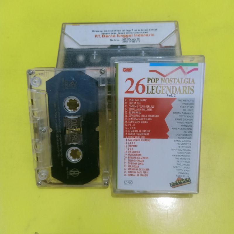 Kaset 26 POP NOSTALGIA LEGENDARIS Vol 2