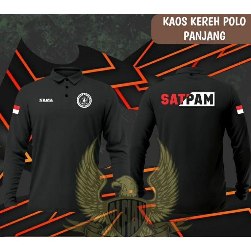 kaos polo satpam/ kaos polo security
