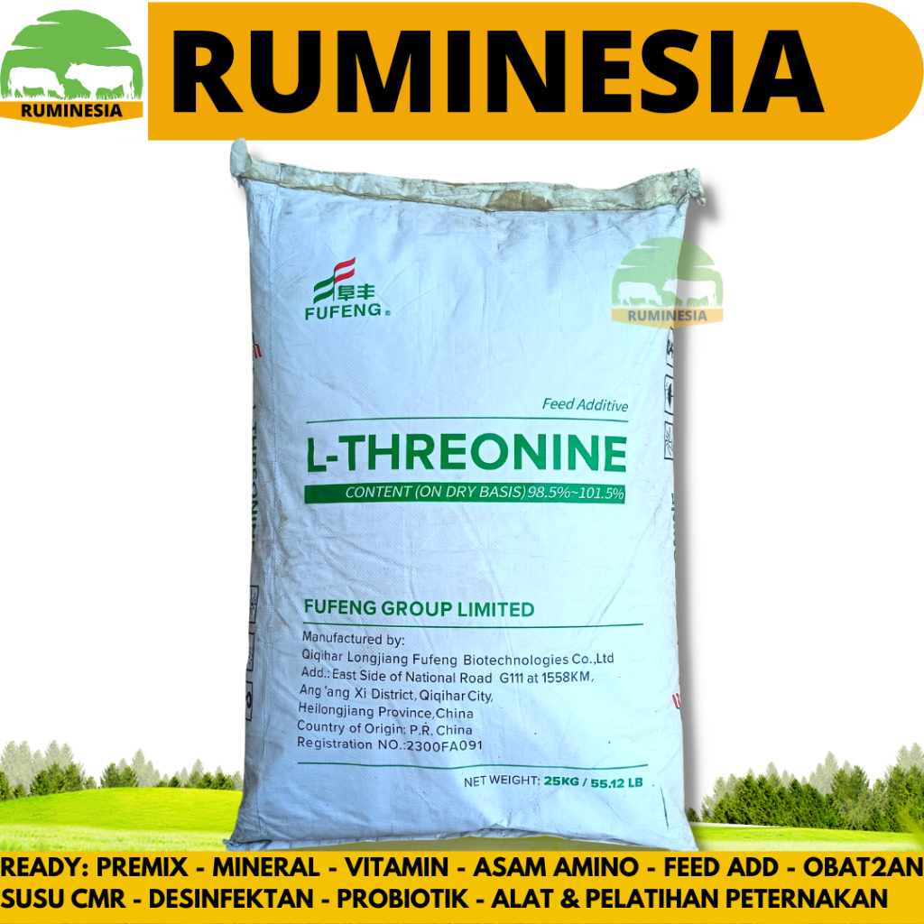 THREONINE 1 KG FUFENG - L THREONINE TREONIN THREONIN ASAM AMINO ESENSIAL FUFENG