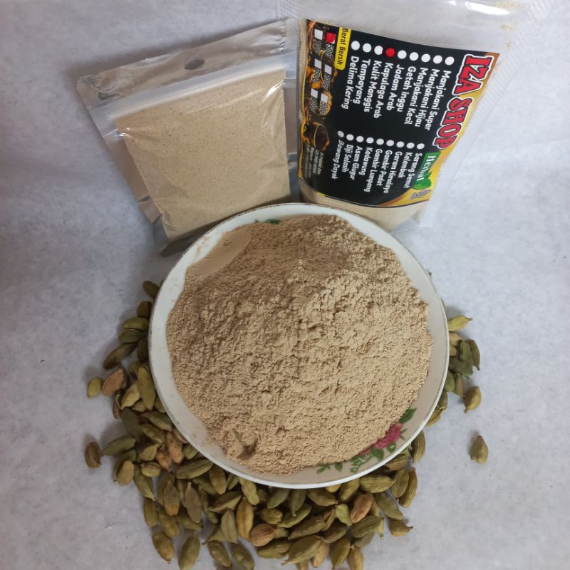 

Bubuk Kapulaga Arab/Kapulaga Hijau 50gr