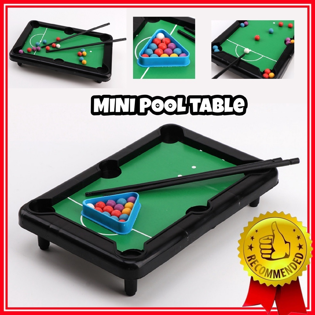 DELUXE SNOOKER POOL TABLE SET MEJA BILLIARD MINI