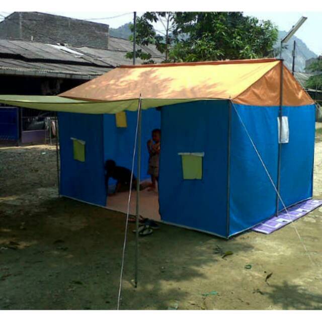 Tenda pramuka posko regu kap 10-12 latex fullset