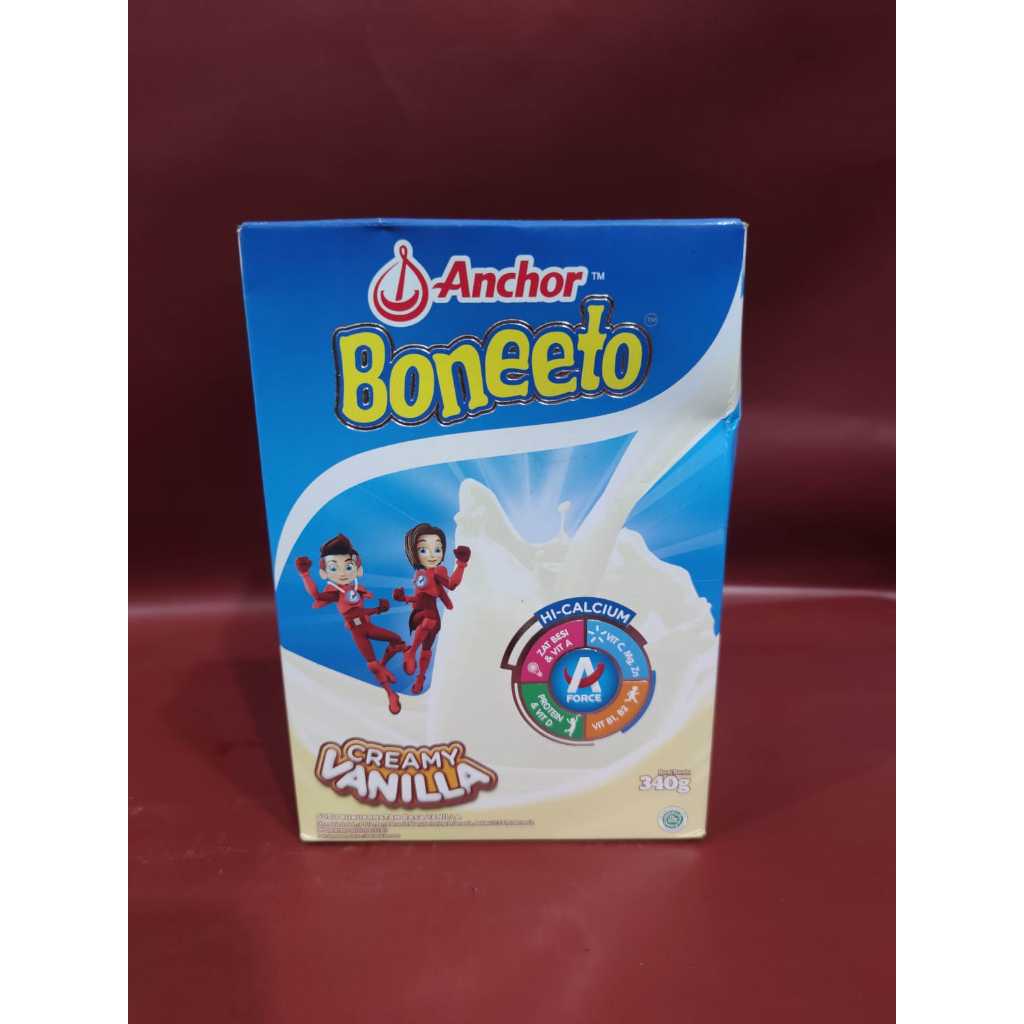 

Boneeto Susu Formula Creamy Vanilla 340gr - Susu Bubuk Vanilla Boneeto