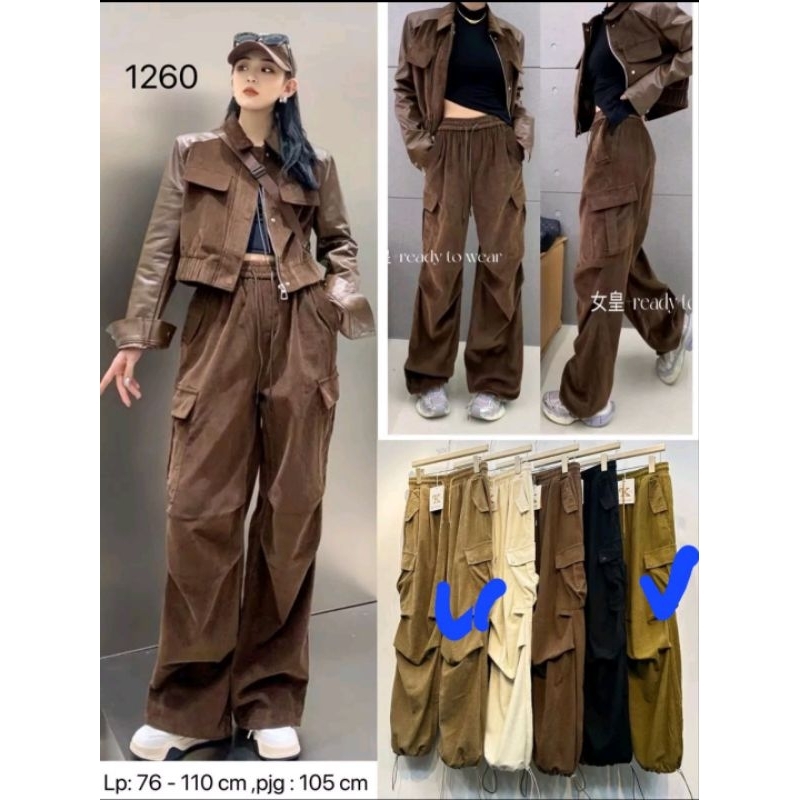 Celana Cargo Cordu BkK LP80-120 dan Rok Cargo LP 90