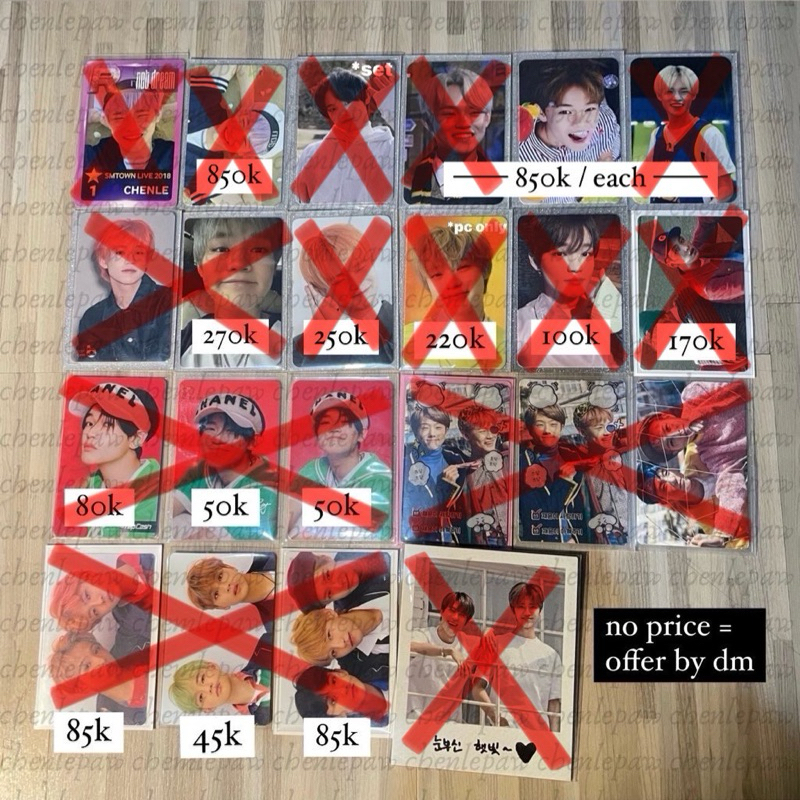 WTS WANT TO SELL AAB PC PHOTOCARD CHENLE OFFICIAL POP UP POPUP WE YOUNG CHEWING GUM PUFF HOGWARTS BO