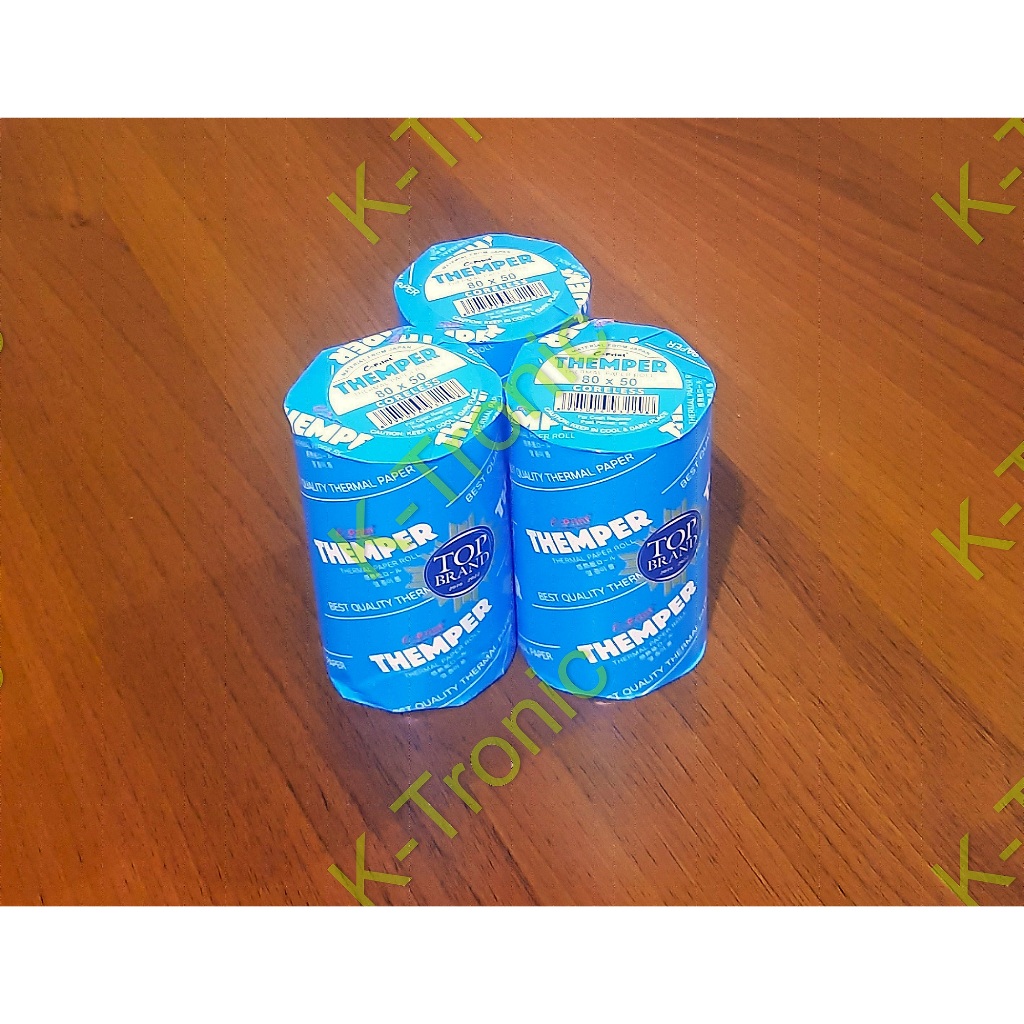 

Kertas Kasir / Thermal Paper Roll 80x50 Coreless Merk e-Print