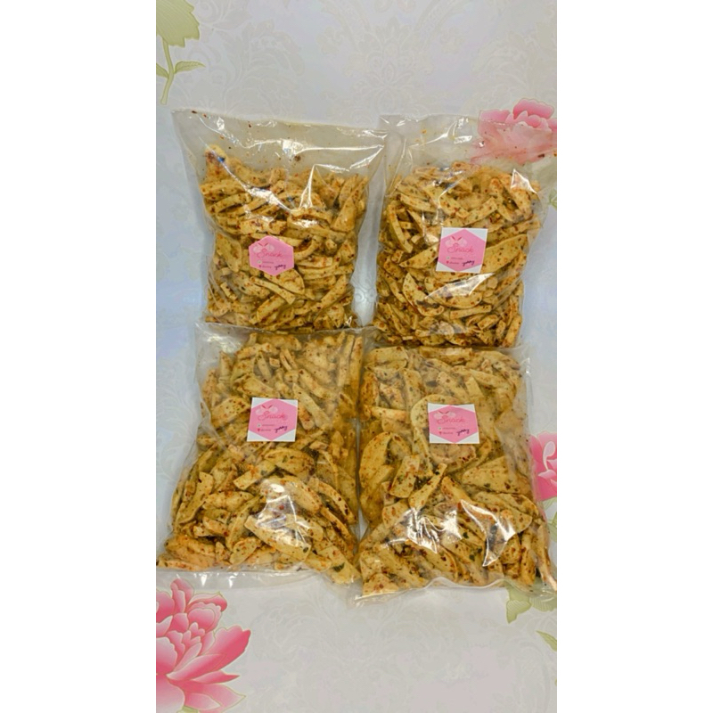 

Basreng Pedas Daun Jeruk / Lumpia Crispy 500gr dan 250gr