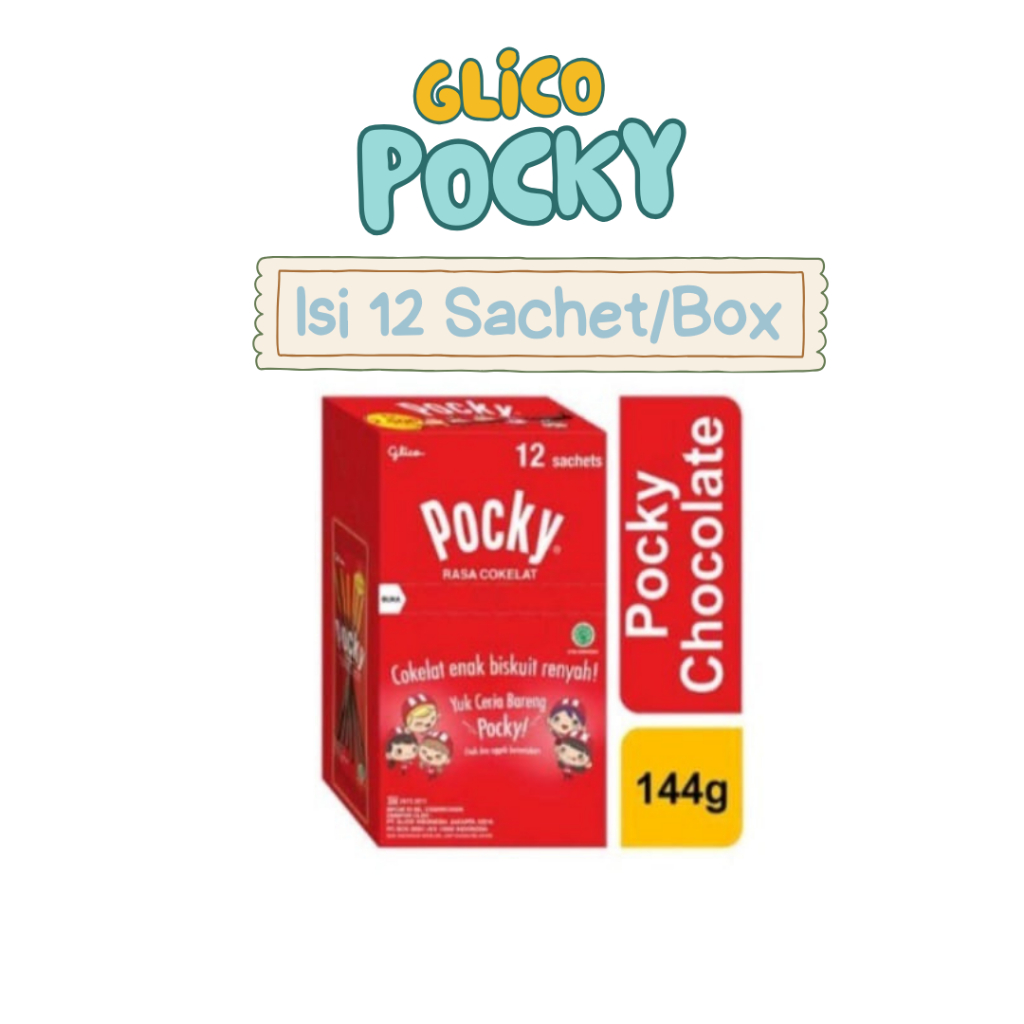 

Glico Pocky 1 Box isi 12 Sachet @12gr