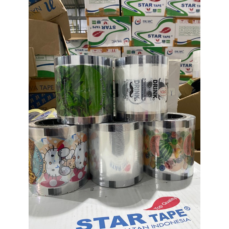 RAMADANSALE (COD) TUTUP SEGEL MINUMAN ISI 1200 CUP - CUP SEALER - PLASTIK LID MINUMAN TERKINI