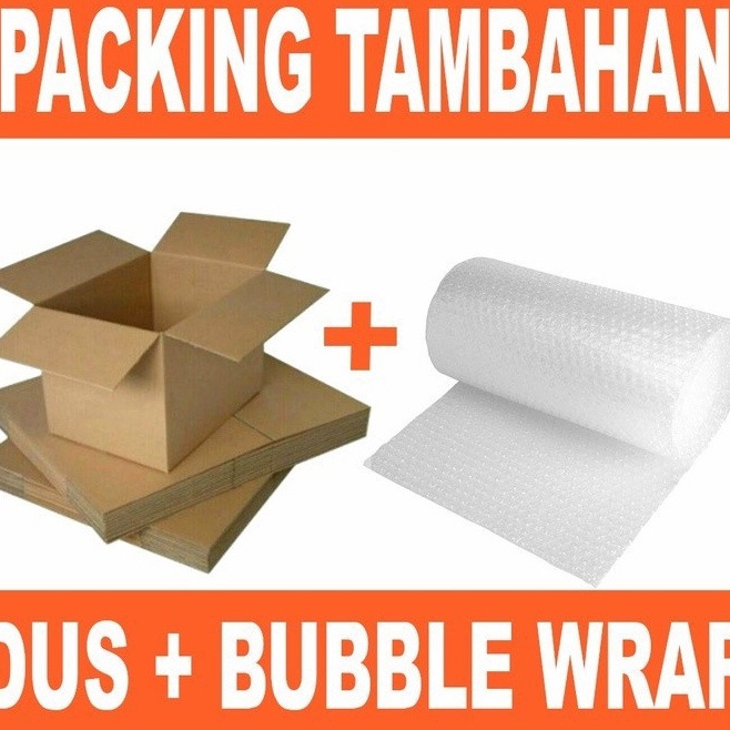 

Laris Tambah Packing BubbleWrap dan Dus