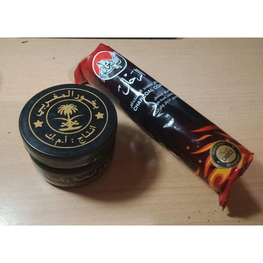 Paket Hemat Buhur Maghribi Al Kaff + Arang Magic