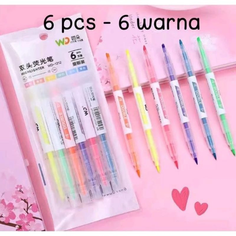 

Stabilo Warna / Highlighter Stabilo 6pcs