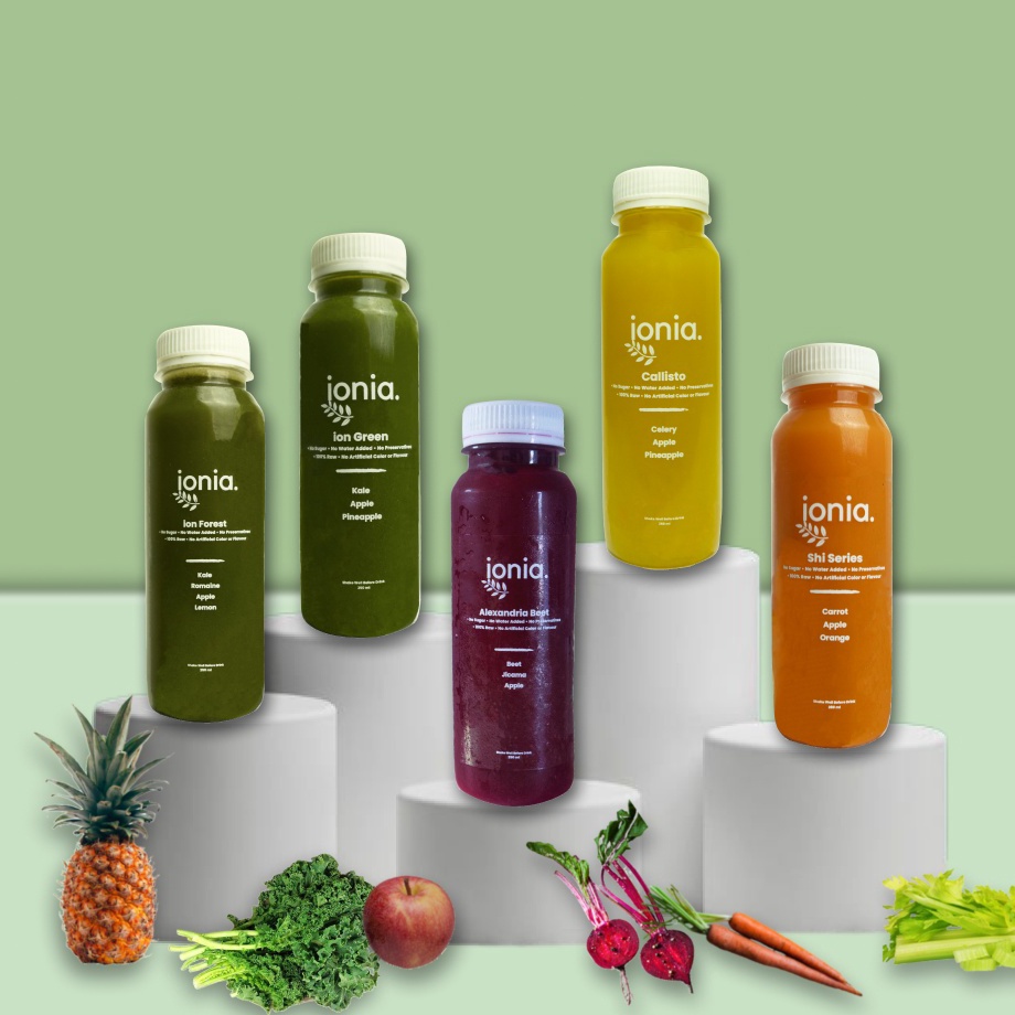 

Paling Popular Cold Pressed Juice Paket Detox Juice Jus Buah dan Sayur Diet Sehat Cleanse 5 Botol 25ml