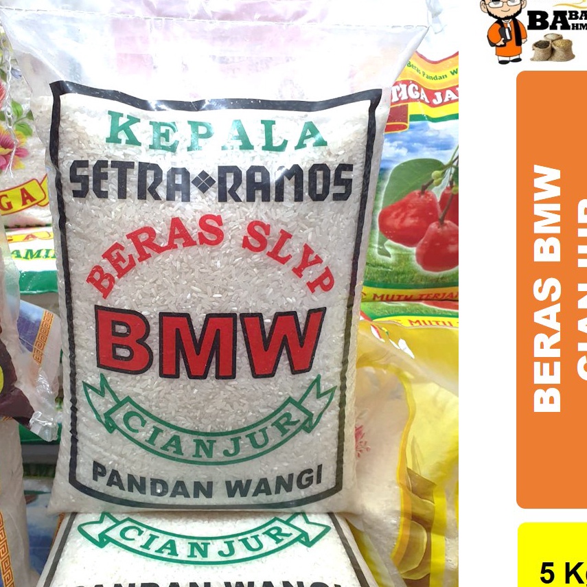 

Dijual Murah BERAS CIANJUR CAP BMW 5KG1KG15KG2KG25KG