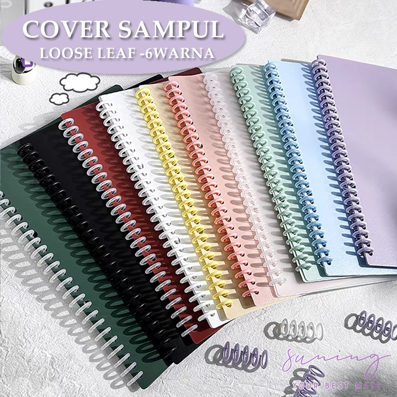 

Cover Sampul Loose Leaf Bahan Mika Tebal Buram Untuk Binder Ukuran A5B5-Suning Mall