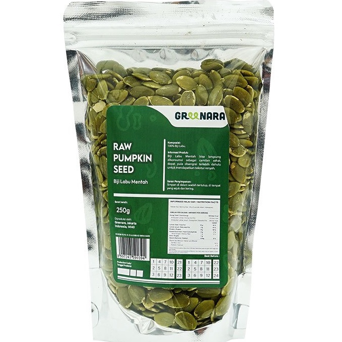 

Biji Labu Mentah 25gr Pumpkin Seed