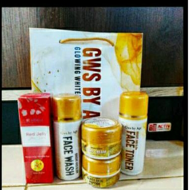 PAKET SKINCARE GWS GOLD DAN SERUM SALMON