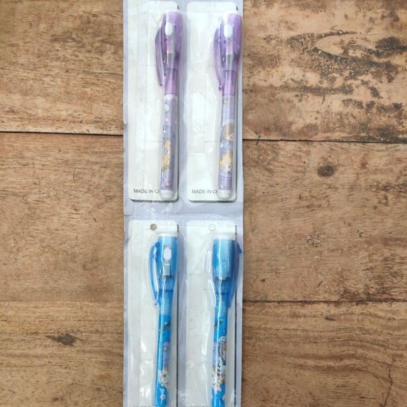 

MAINAN ANAK PEN LAMPU/PEN CONTEK ISI 4PCS