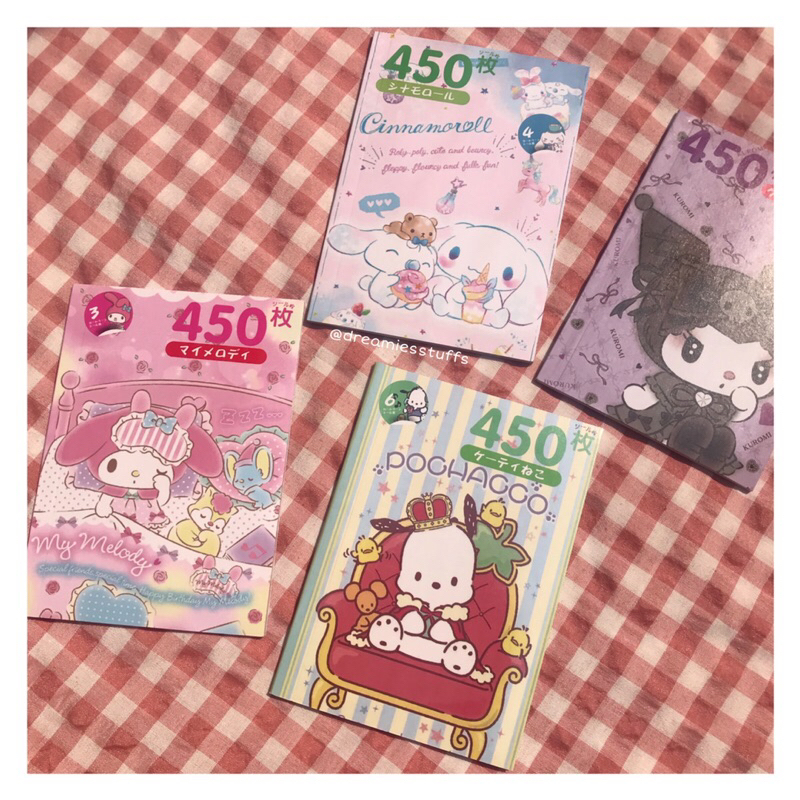 

(Dream) 450pcs Stiker Kartun Sanrio Kuromi Lucu Untuk DIY Scrapbook / Jurnal / Diary