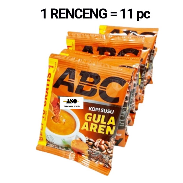 

ORIGINAL KOPI ABC GULA AREN 27gr ISI 11 sachet RENCENG