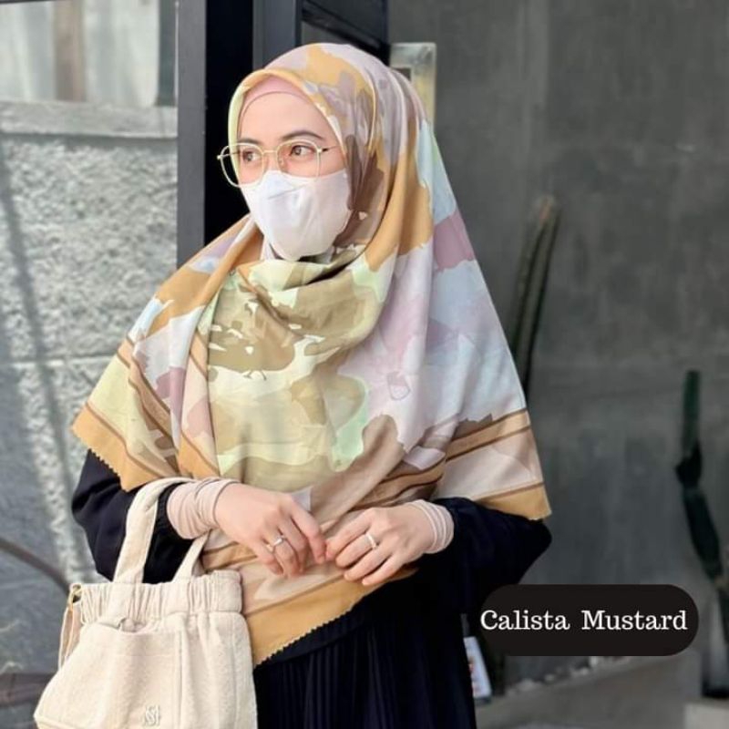 Jilbab Voal Midiscraft || Jilbab Segiempat Motif || Jilbab LaserCut Syar'i Jumbo