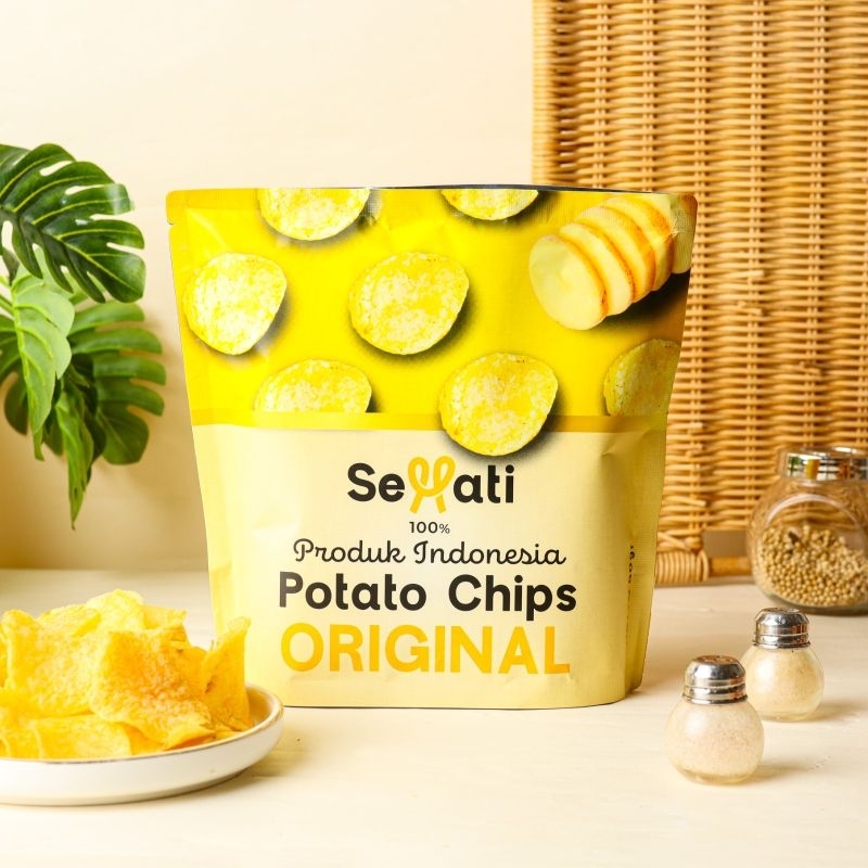 

Keripik Kentang Potato Chips Original Sehati Snacks