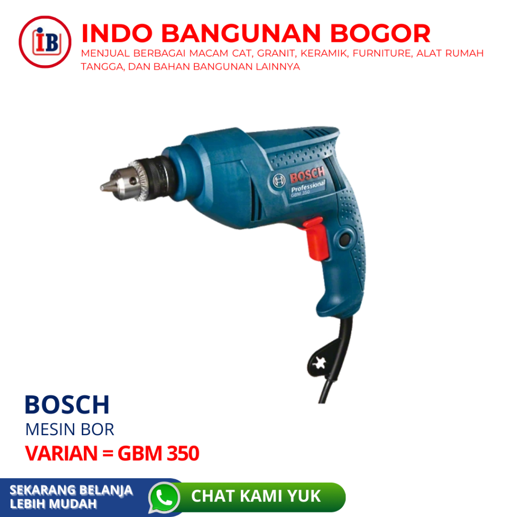 BOSCH MESIN BOR GBM 350
