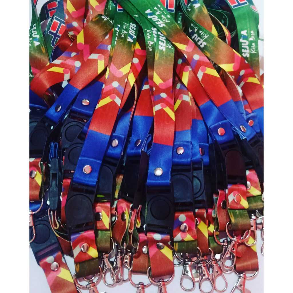 

LANYARD TALI ID CARD 1 SISI CUSTOM