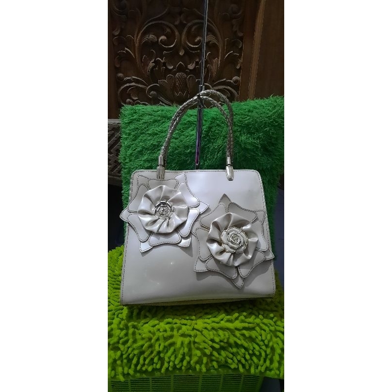 hand bag brand fuguiya classic leather (monza bag), harga nett no nego