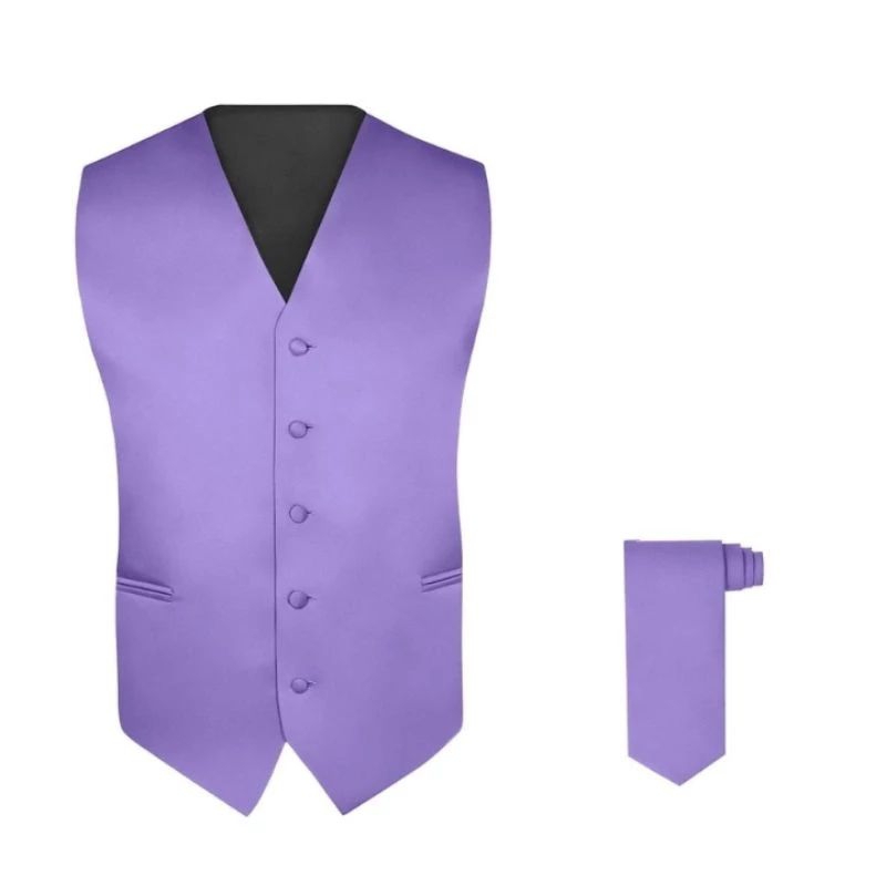 Rompi Forrmal Pria Lilac / Vest Pria Dalaman Jas