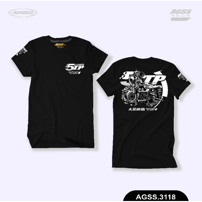 T-shirt 5TP / KAOS RACING SIMPLE / KAOS AGASSCO