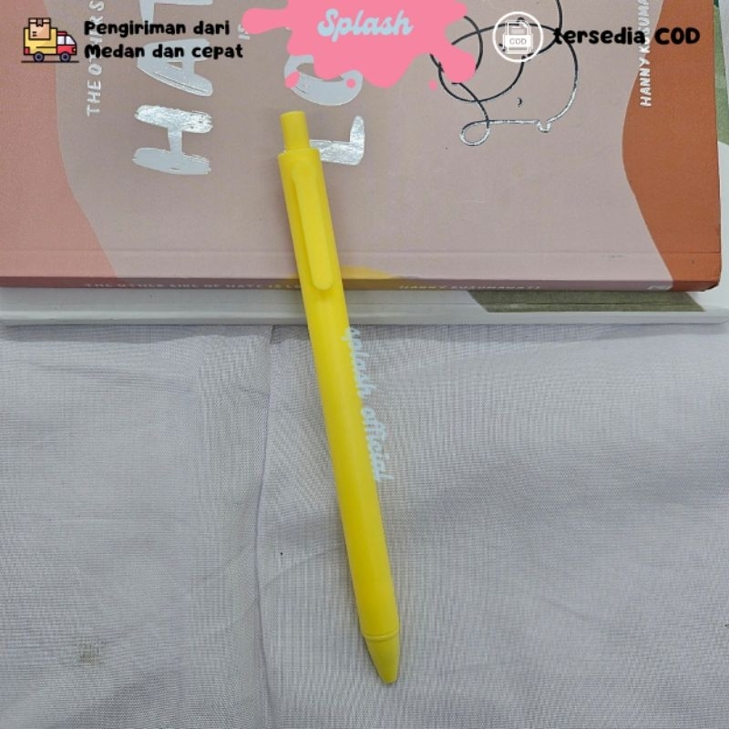 

Pulpen Gel Pastel Mekanik Yellow 0,5 mm Gel Pen Warna Warni Ballpoint Gel Mekanik 0,5 mm Tinta Hitam Pulpen Spalsh Pulpen Viral