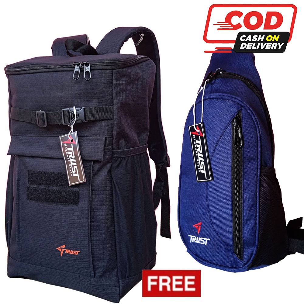 BELI SATU TAS RANSEL TRS20LT GERATIS 1XTAS WASBAK TRS BLU TAS KERJA TAS RANSEL UNISEX