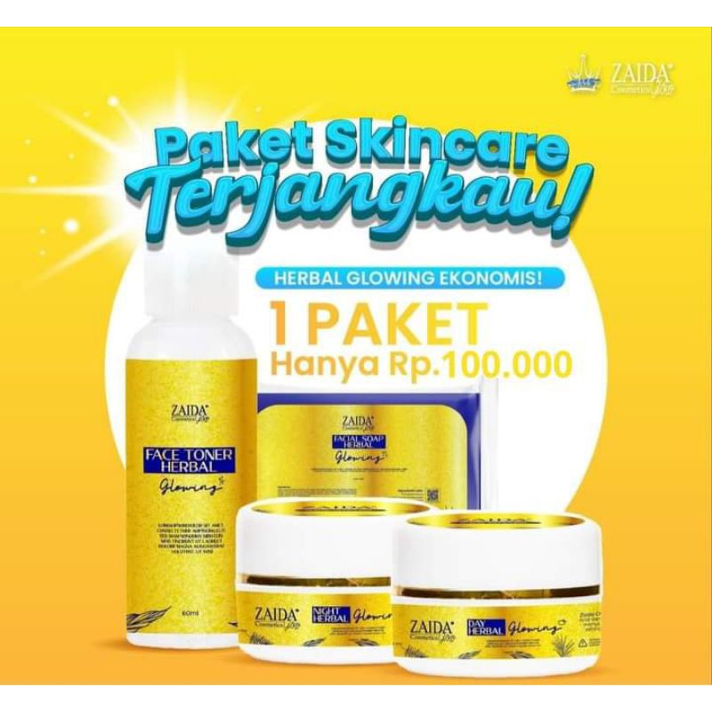 Herbal Glowing Ekonomis - ZAIDA GLOW