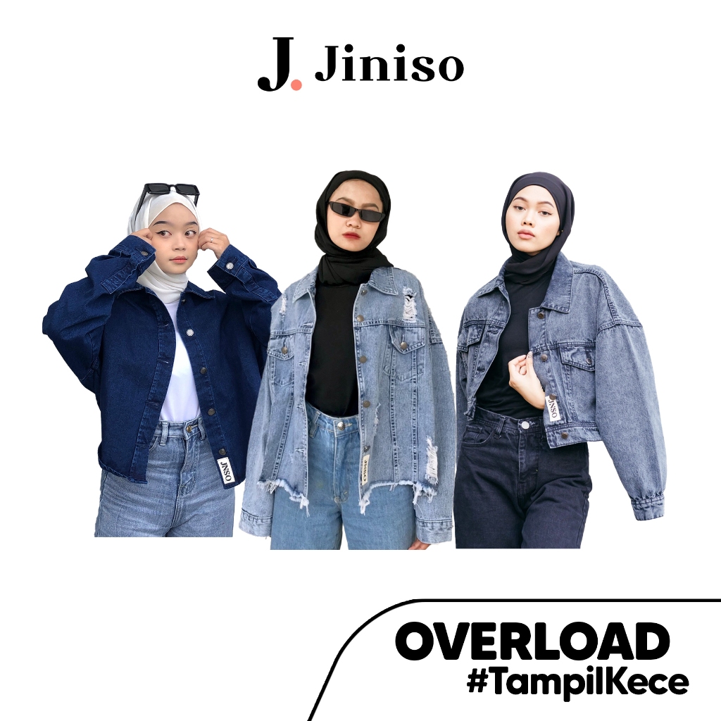 JINISO - Jaket Jeans Oversize