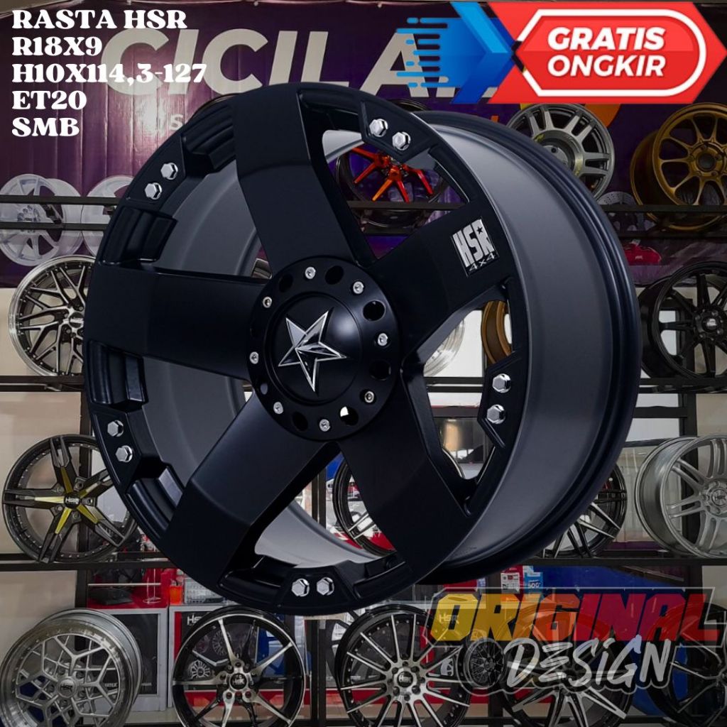 Velg Mobil RUBICON , JOURNEY , XTRAIL , INNOVA , HSR RASTA RING 18 R18