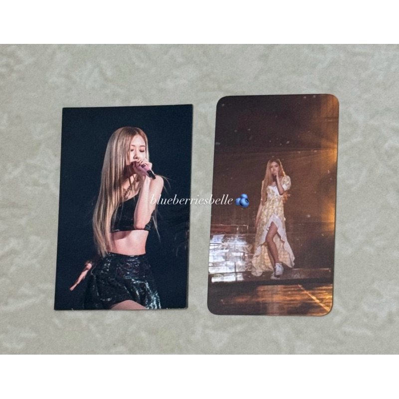 OFFICIAL SEOUL IN YOUR AREA TOUR ROSE BLACKPINK PHOTOCARD PC