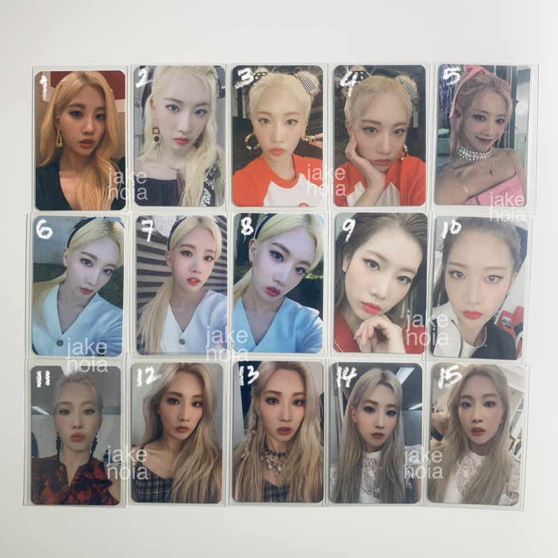 wts loona kim lip kimlip pc photocard photocards album selca 12:00 midnight hash # & not friends fli