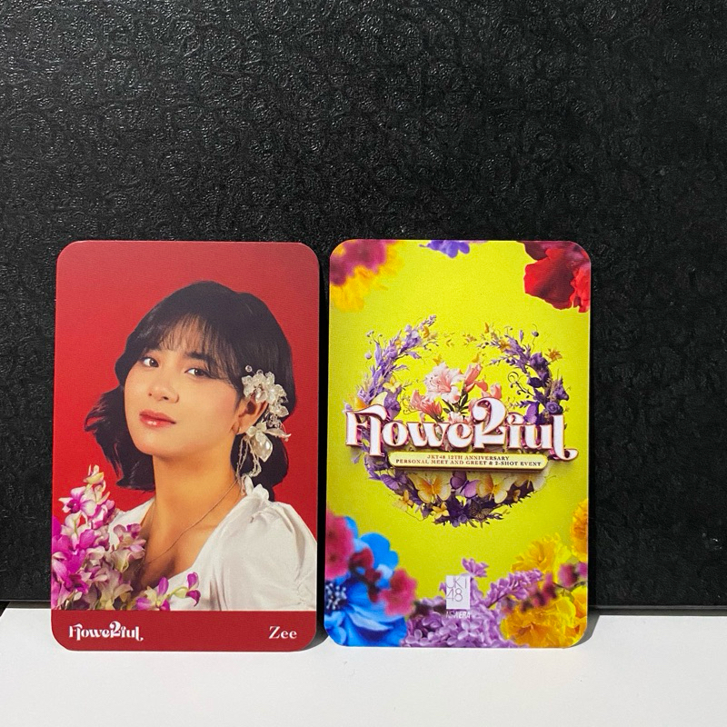 photocard jkt48 flowerful || zee || OFC || ORI ||