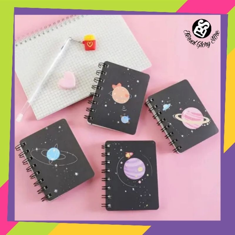 

Notebook Ring A7 Motif Lucu / Buku Catatan / Buku Diary