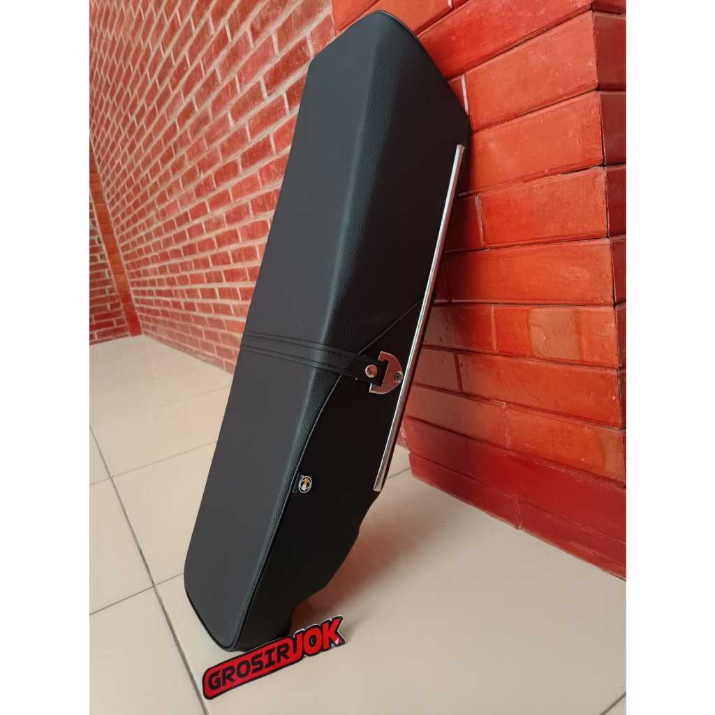 Jok GL Pro MB TECH anti gembos pnp rangka dleser kulit motif karbon-jok gl pro motif amplas