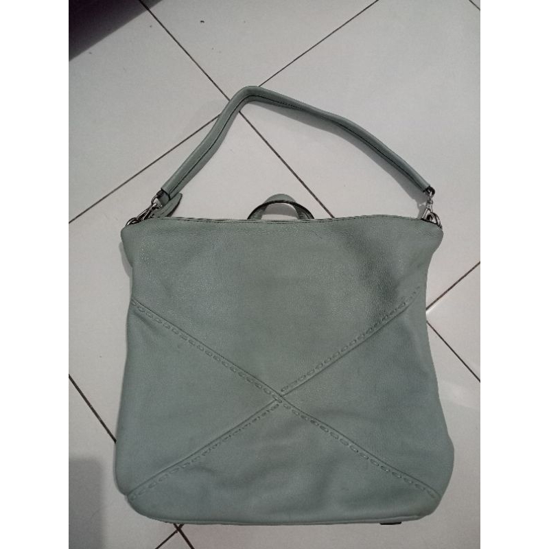 PL tas kulit asli ANNE KLEIN 2in1 ransel & shoulder bag