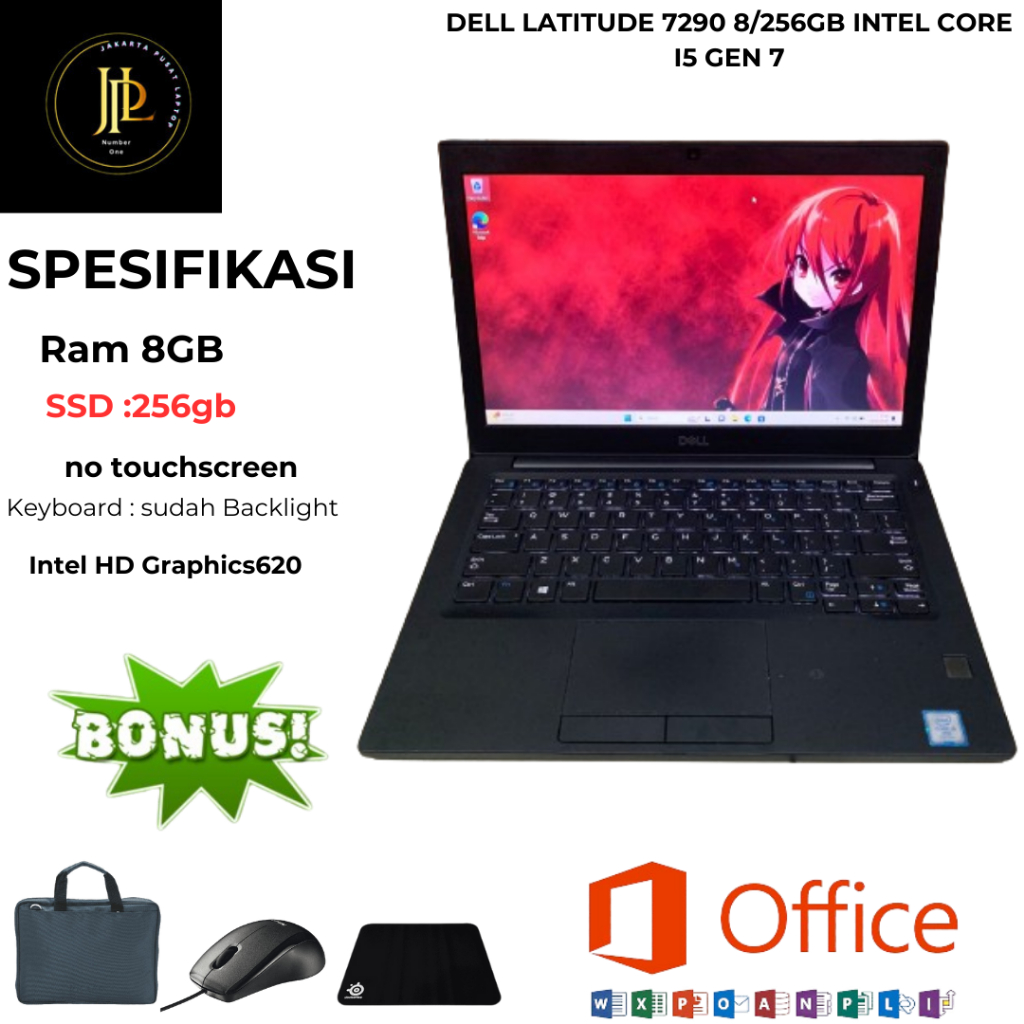 DELL LATITUDE 7290 8/256GB INTEL CORE I5 GEN 7