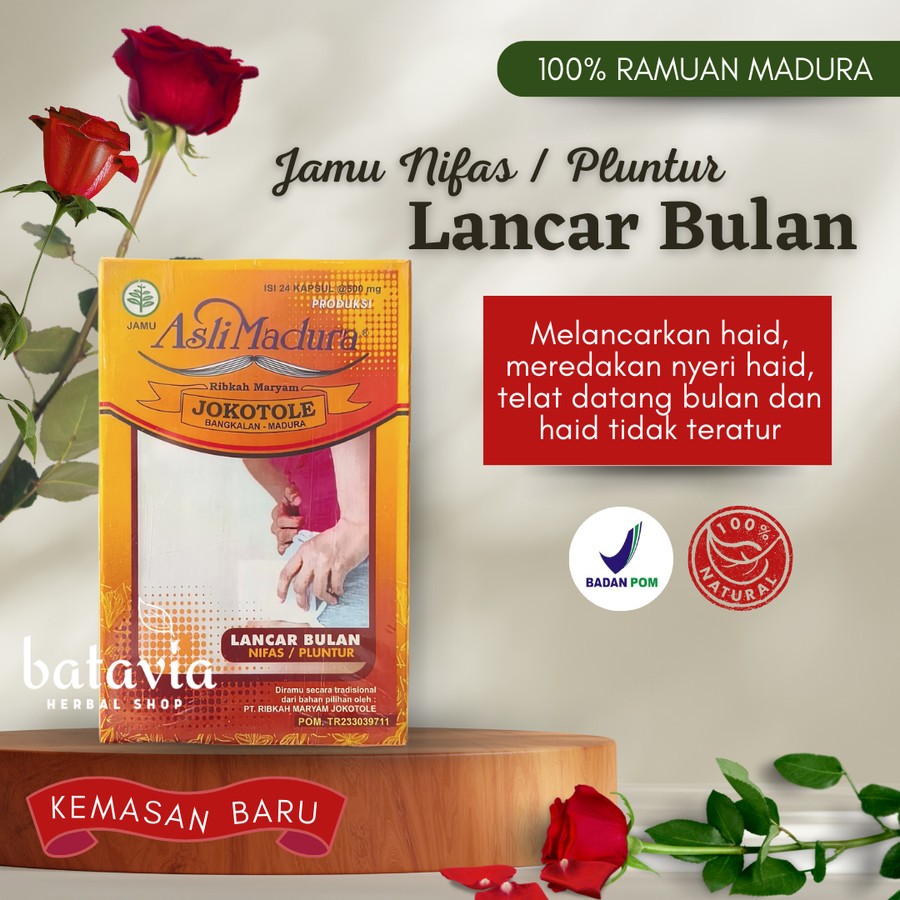 Jamu Nifas Pluntur Telat Datang Bulan Jamu Asli Madura - Nifas