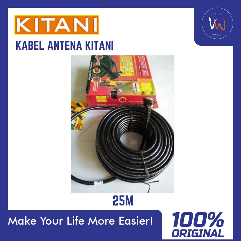 Kabel Antena Kitani 25 meter / Kabel Antena TV