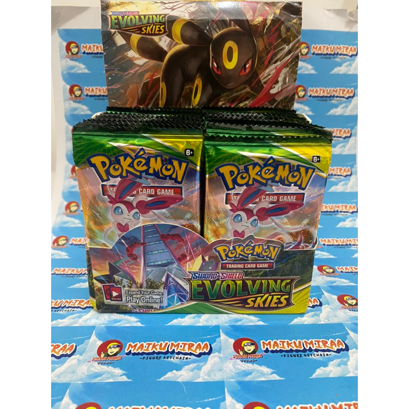 Kartu Pokemon Booster Sword and Shield Evolving Skies