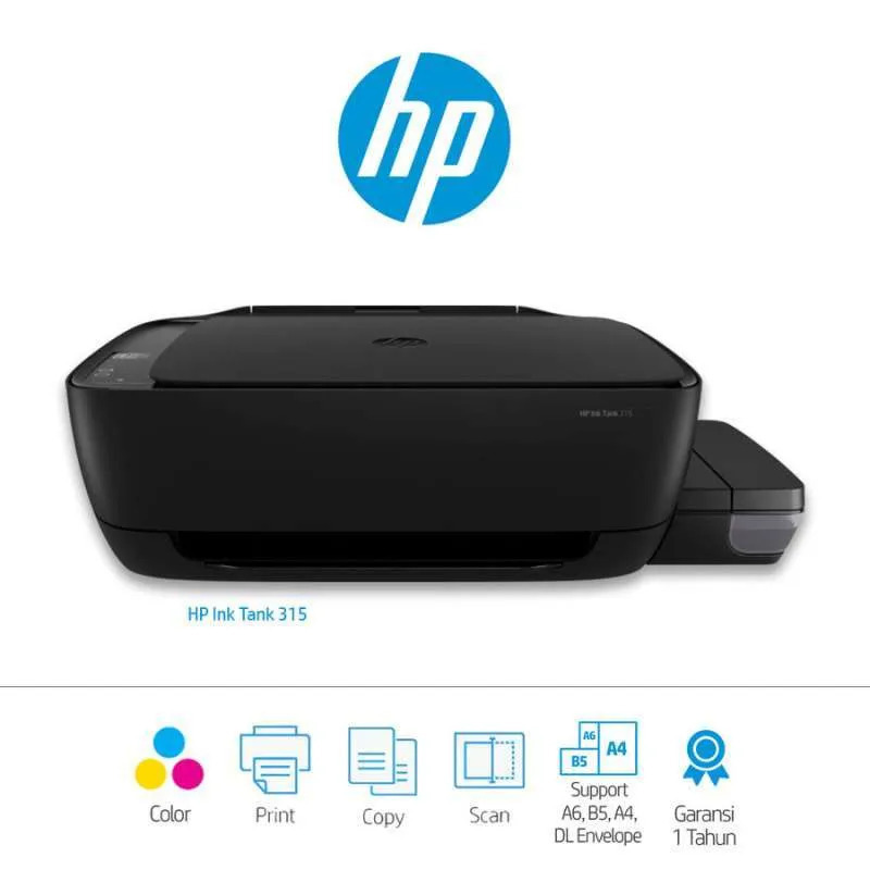 Printer HP GT315 InkTank All In One